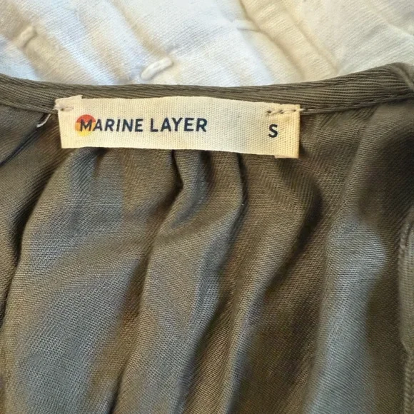 Marine Layer Katy Jumpsuit - Small / Dusty Olive - Picture 3 of 3